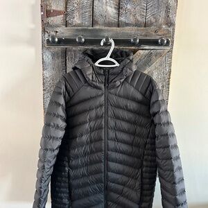 Men's Woods Full Zipper Puffer Jacket Black - Size Large